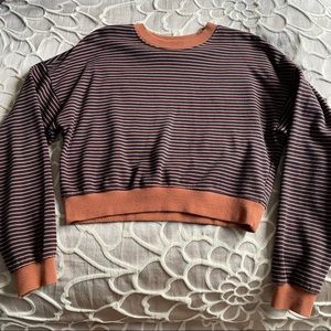 Cropped Long Sleeve Sweatshirt